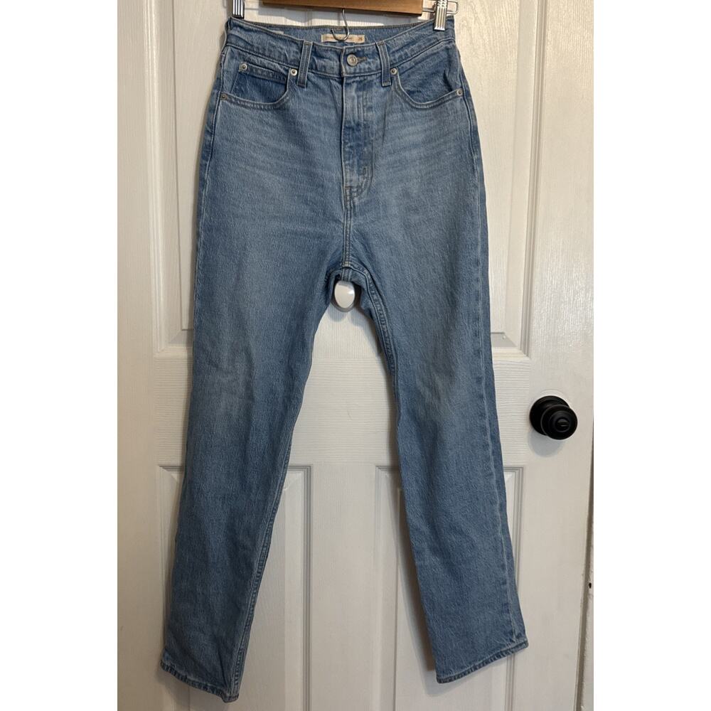 Levi’s Premium Jeans Womens 26 70s High Slim Straight Blue Denim Big E 26x29